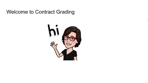 Thumbnail for SITT 2021 - What is Contract Grading?