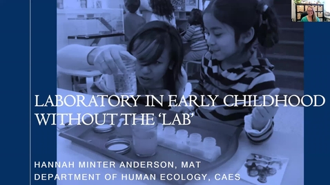 Thumbnail for SITT 2021 - Laboratory in Early Chilldhood without the Lab