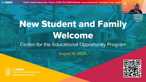 Thumbnail for EOP Family and Student Welcome