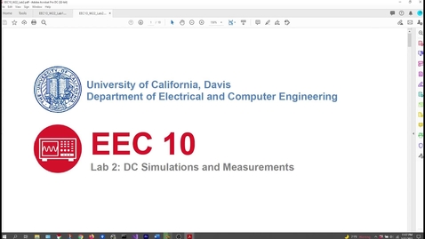 Thumbnail for entry EEC 10 Lab 2 - DC Simulations and Measurements.mp4