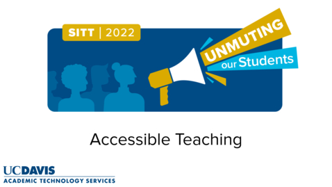 Thumbnail for entry A conversation about Accessible Teaching with Joshua Hori: A SITT 2022 Interview with Dr. Andy