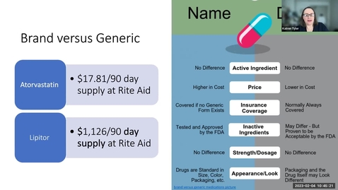Thumbnail for February 4, 2023 Drug costs and how to choose medications