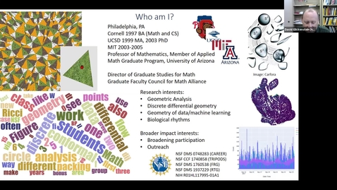 Thumbnail for MADDD seminar 2021-11-03: David Glickenstein: Discrete conformal geometry and adversarial examples of neural networks