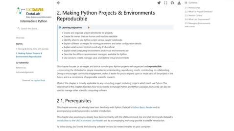 Thumbnail for Intermediate Python: Making Python Projects &amp; Environments Reproducible–Part 1 of 2 – 2022-05-02
