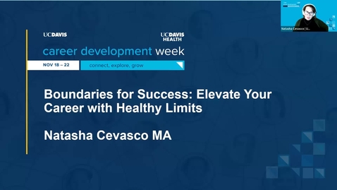 Thumbnail for 2024 CDW Boundaries for Success_Elevate your career with healthy limits