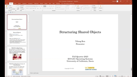 Thumbnail for YifangRen_Presentation_ECS256