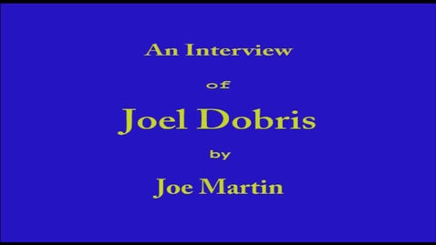 Thumbnail for Joel Dobris