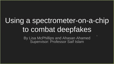 Thumbnail for Combatting Deepfakes with Hardware Inspired Solution: On-chip Hyperspectral Imaging 
