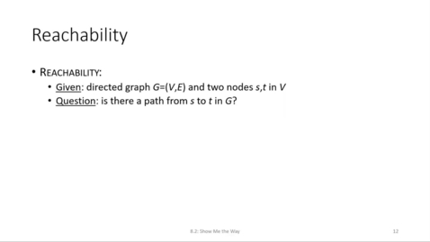Thumbnail for entry ECS 220 8b:8.2 Reachability