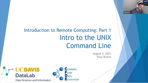 Thumbnail for entry Intro to the UNIX Command Line