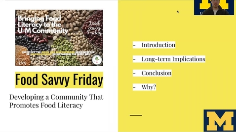 Thumbnail for UFWH 2021 -  Brian Devorkin_Changing Culture and Increasing Food Literacy Across Campus