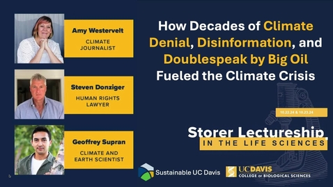 Thumbnail for 10-22-24 Storer Lectureship in the Life Sciences