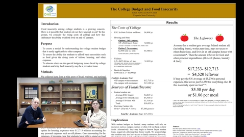 Thumbnail for entry UFWH 2021 - Bekah Selby_Rob Catlett_College Budget and Food Insecurity