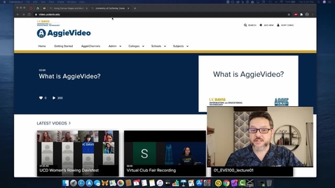 Thumbnail for entry Make Shorter Video Segments in Aggie Video