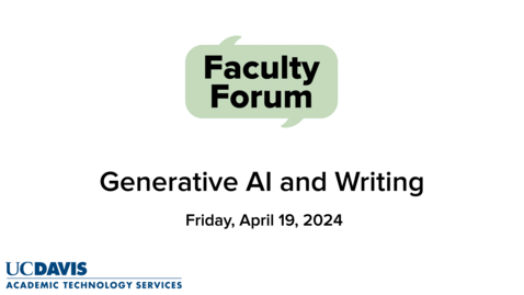 Thumbnail for entry DOLCE - April 19, 2024 - Generative AI and writing