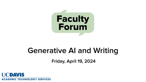 Thumbnail for DOLCE - April 19, 2024 - Generative AI and writing