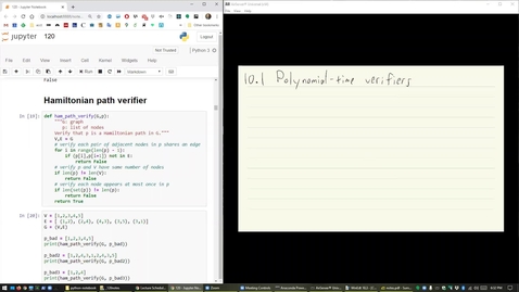 Thumbnail for ECS 120 7b:4 polynomial-time verifier for HamPath
