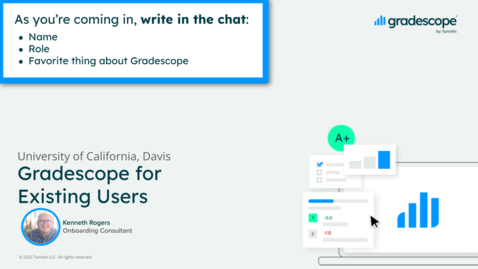 Thumbnail for entry Gradescope for Existing Users (for the Ed Tech Spotlight Series)