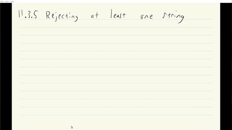 Thumbnail for ECS 120 9b:3 rejecting problem is undecidable