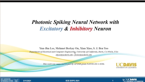Thumbnail for Photonic Spiking Neural Network with Excitatory &amp; Inhibitory Neuron