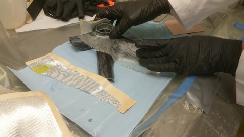 Thumbnail for Video 13 Wet Layup New Part VLS Composites Lab MAE 237