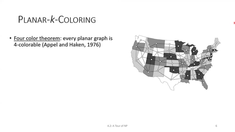 Thumbnail for entry ECS 220 1c:4.2-2 planar coloring