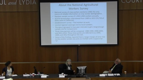 Thumbnail for Agriculture and Farm Labor Since 1975: Changes in Farm Worker Characteristics with Susan Gabbard