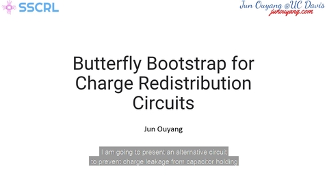 Thumbnail for entry Butterfly Bootstrap for Charge Redistribution Circuits