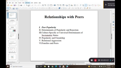 Thumbnail for HDE 104 Lecture Capture recording - November 18th 2021, 12:09:34 pm