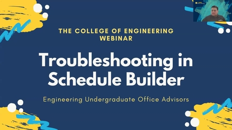 Thumbnail for Trouble Shooting Schedule Builder