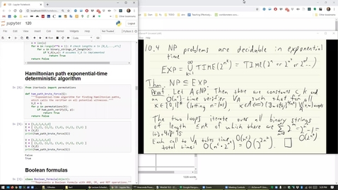 Thumbnail for entry ECS 120 8a:2 P versus NP versus EXP