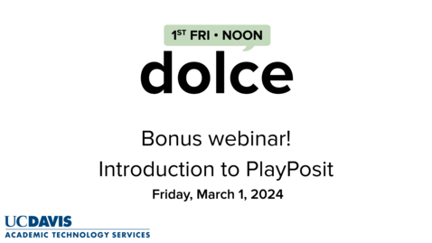 Thumbnail for Introduction to PlayPosit - March 1, 2024