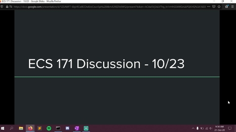 Thumbnail for Discussion 10-23