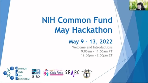 Thumbnail for entry CFDE May Hackathon - Welcome and Introductions