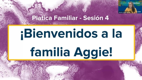 Thumbnail for Plática Familiar - Sesión 4