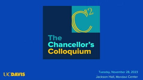 Thumbnail for The Chancellor's Colloquium - Moderated Discussion with José Hernández, Nov 28, 2023