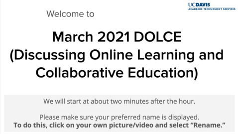 Thumbnail for DOLCE- March-2021: Archeology and Visual Art; Teaching Small in-Person Outdoor Classes