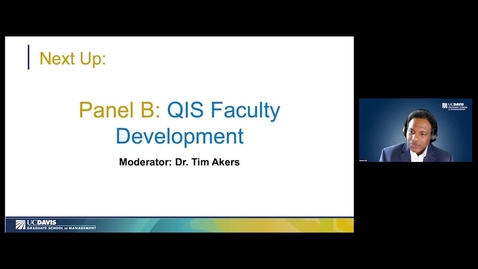 Thumbnail for entry Clip of HSI Summit Pt. 2 - &quot;QIS Faculty Development Panel&quot; (1 hr 3 min 11 sec)