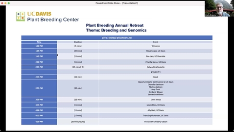 Thumbnail for 2021 Plant Breeding Annual Retreat Day 1 part 1