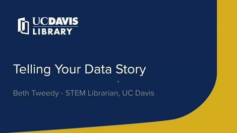 Thumbnail for Telling Your Data Story - 2024-02-15