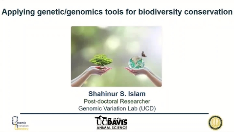 Thumbnail for Applying genetic/genomics tools for biodiversity conservation