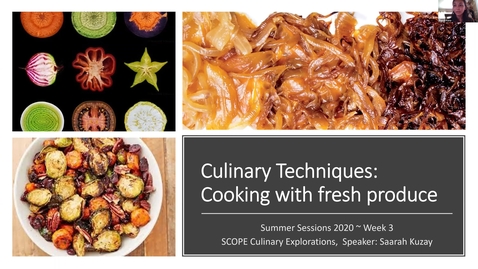 Thumbnail for entry Culinary Techniques_ Cooking Fresh Fruits and Vegetables