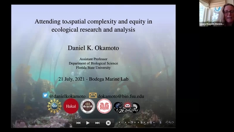 Thumbnail for entry BML - Dr. Daniel K. Okamoto: Attending to spatial complexity and equity in marine ecological research and conservation