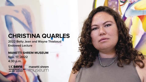 Thumbnail for Christina Quarles | Artist Talk 