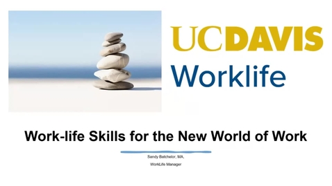Thumbnail for entry Work-Life Skills for the New World of Work 040522