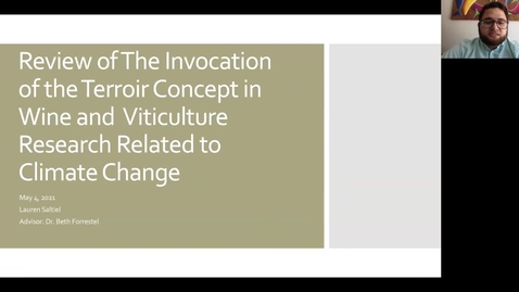 Thumbnail for VEN290 - Review of the invocation of the terroir concept