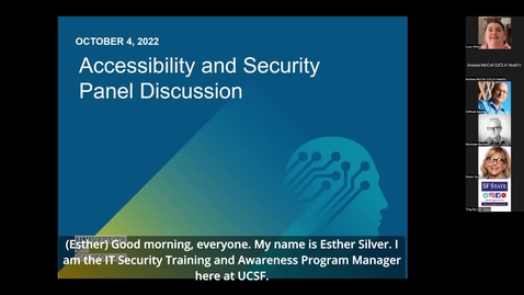 Thumbnail for Accessibility and Cybersecurity - Burnt-in Captions