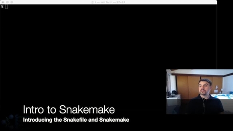 Thumbnail for Intro to Snakemake: Part One