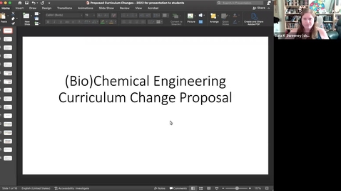 Thumbnail for Chemical Engineering Curriculum Info Session anticipated Fall 2023