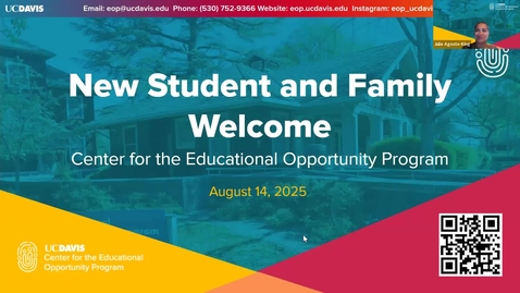 Thumbnail for Educational Opportunity Program (EOP) Family and Student Welcome